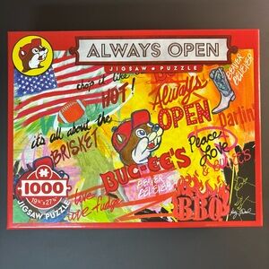 3/$20 🧩 Buc-ee's Always Open 1000 Piece Jigsaw Puzzle